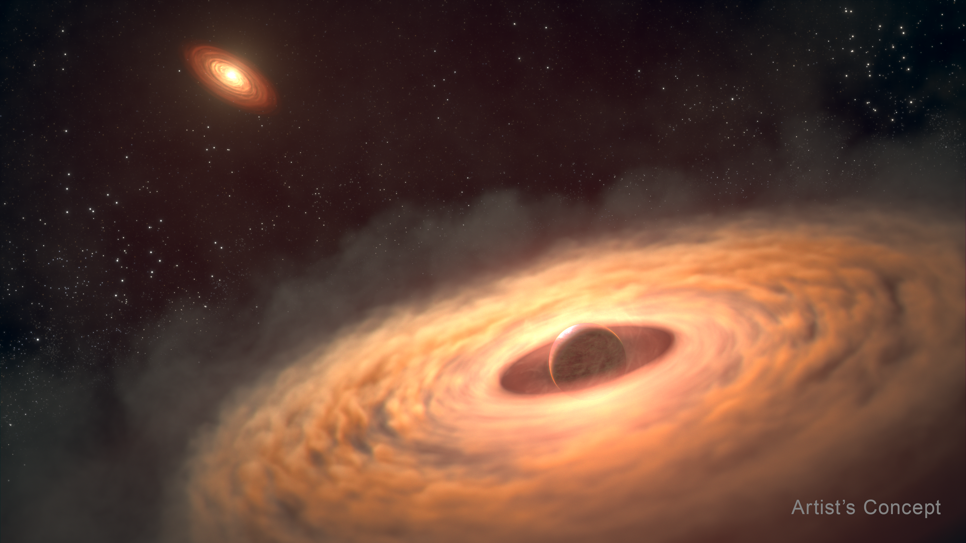 NASA's Webb Telescope Studies Moon-Forming Disk Around Massive Planet